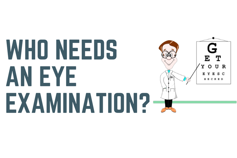 Who needs an eye examination?