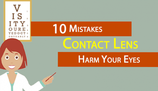 Contact lens mistakes